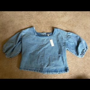 Denim Anthropology top-The Odells, Brand new!
